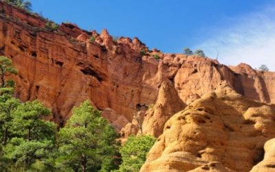 Hiking Red Mountain near Flagstaff, Arizona