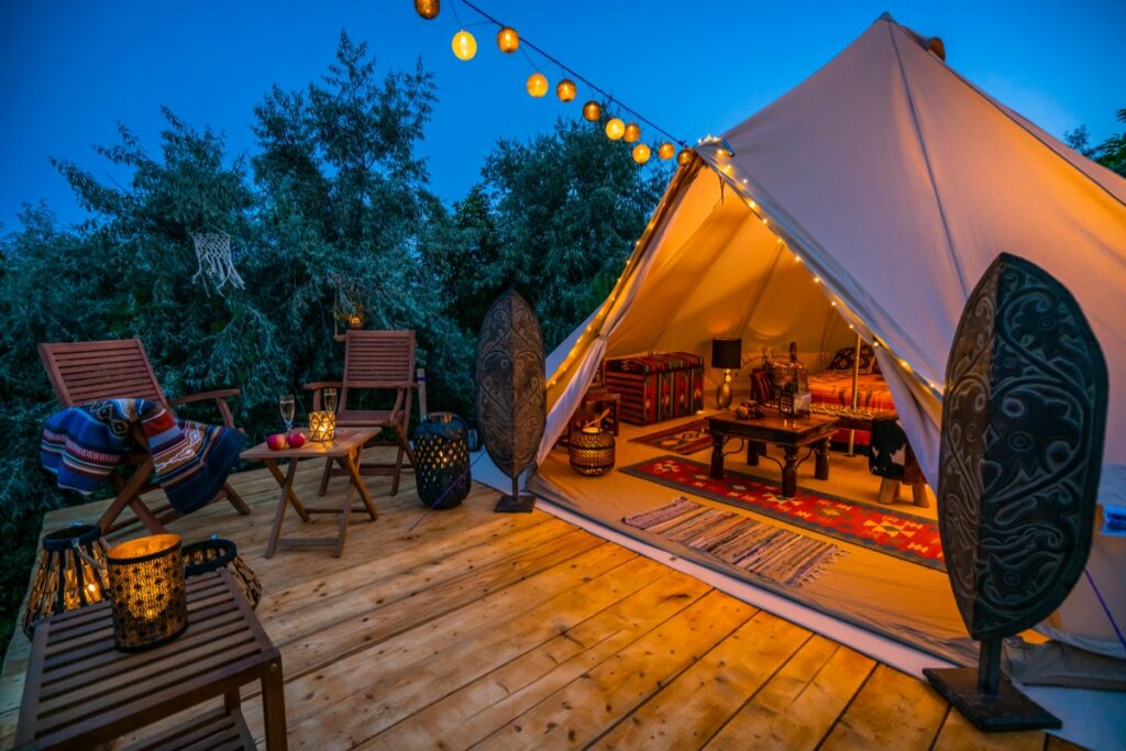 night glamping