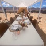 set the table for visitors