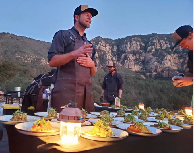 make a super dinner a private chef